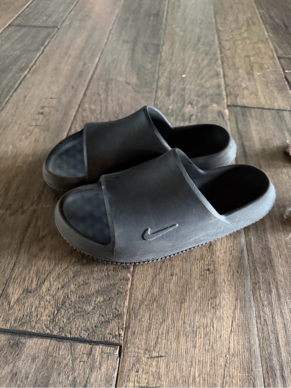 Nike Kids Black Slide Sandals